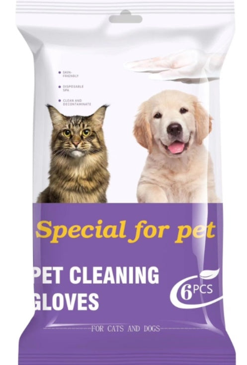 RoamTails™  Pet Grooming Cleaning Gloves