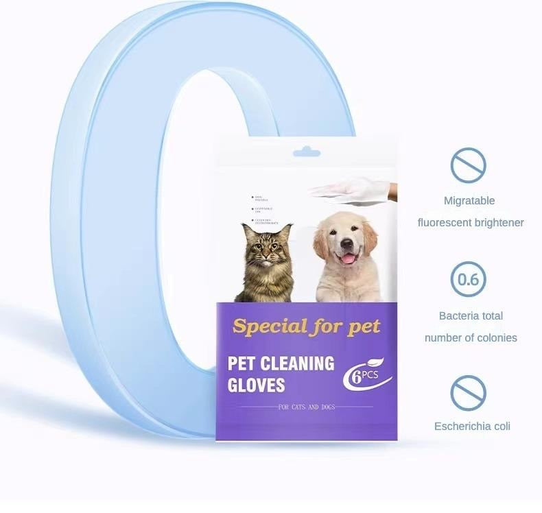 RoamTails™  Pet Grooming Cleaning Gloves