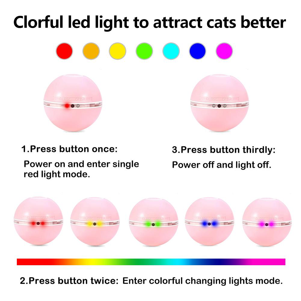 RoamTails™ LED Laser Interactive Toy Ball